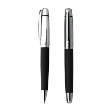 Leather Souvenir Metal Roller Ball Pen For Business Gift